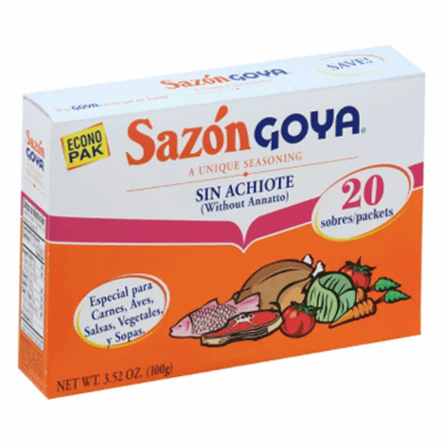 Goya Sazon Sin Achiote 3.52 oz. Sazon Goya