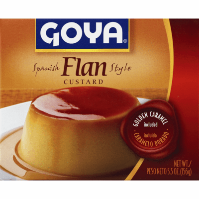 Goya Spanish Flan style Golden Caramel Included Net Wt 5.5 Oz