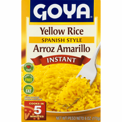 Goya Yellow Rice Spanish Style Instant Net. Wt 6oz