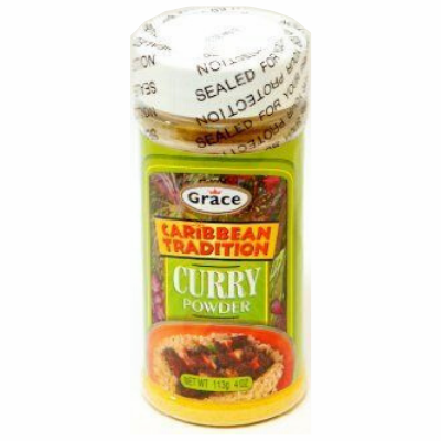 Grace Caribbean Tradition Curry Powder Net. Wt 4 oz