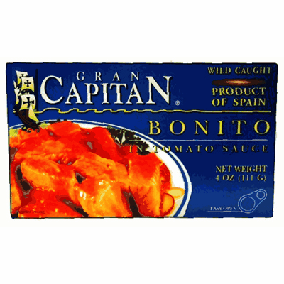 Gran Capitan Bonito en Tomate (Gran Capitan Bonito in Tomato Sauce) 4 oz