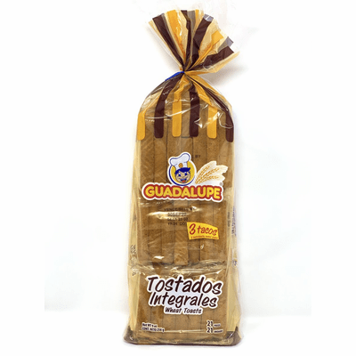 Guadalupe Tostados Integrales ( Wheat toasts ) Net.Wt 9 oz