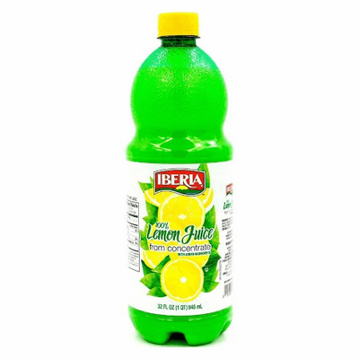Iberia Lemon Juice Net.Wt 32 Oz