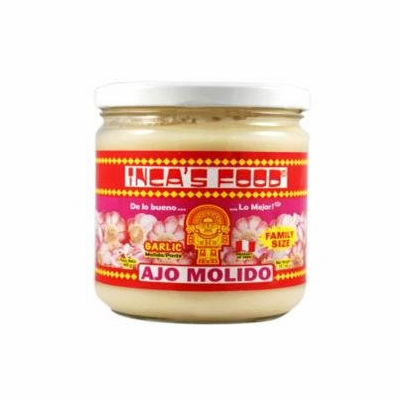 Inca Food Ajo Molido (Garlic Paste) Net.Wt 7.5Oz