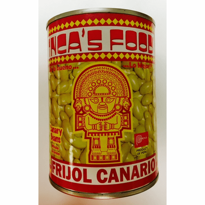 Inca's Food Frijol Canario (Canary Beans Whole in Brine) 20oz