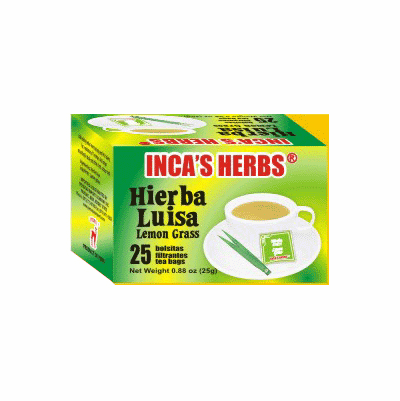 INCA'S HERBS Hierba Luisa 25 Bolsitas Filtrantes 25 grs