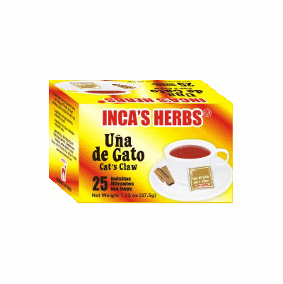 INCA'S HERBS Uña de Gato 25 bolsitas