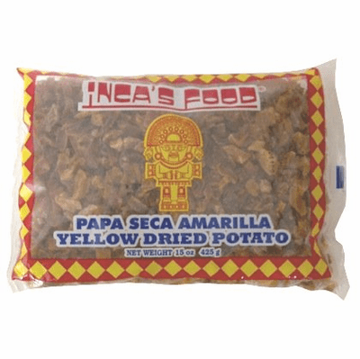 Incas Food Papa Seca Amarilla ( Yellow Dried Potato ) Net.Wt 15 oz