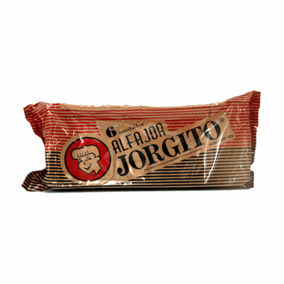 Jorgito Alfajores de Dulce de Leche Cubierto Con Chocolate 6 Unidades