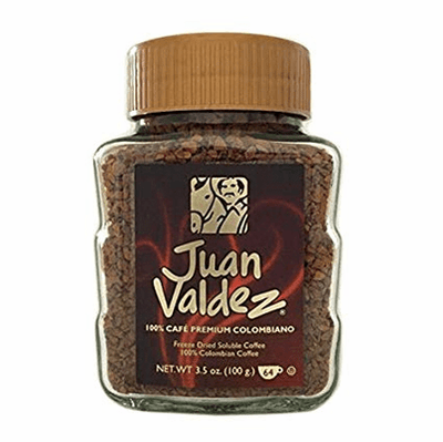 Juan Valdez Freeze Dried Colombian Premium Coffee Net.Wt 3.5 oz