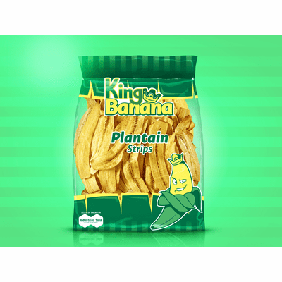 King Banana Plantain Strips Net.Wt 10.93 oz