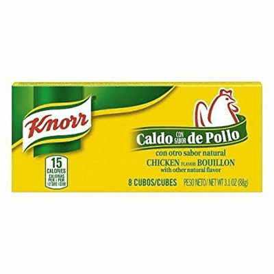 Knorr Caldo Con Sabor De Pollo 8 cubos Net. Wt 3.1 oz