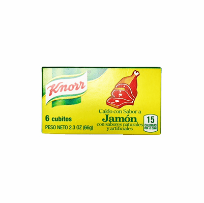 Knorr Caldo Concentrado de Jamon (6 Cubitos)