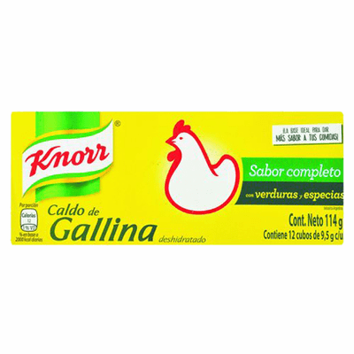 Knorr Caldo de Gallina 6 cubitos