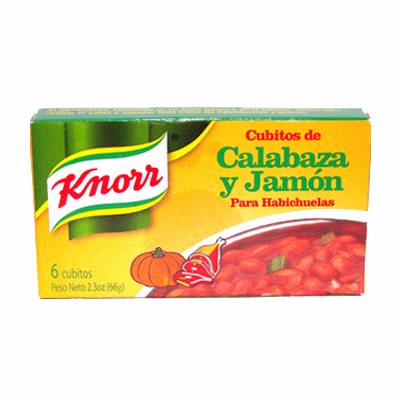 Knorr Cubitos de Calabaza y Jamon 2.3 oz. 6 Cubitos