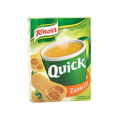 Knorr Sopa Instantanea de Zapallo 75 grs.