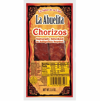 LA ABUELITA Chorizo Ahumado 3.5 oz