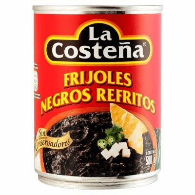 La Costena Refried Black Beans NET WT 20.5oz (580g)