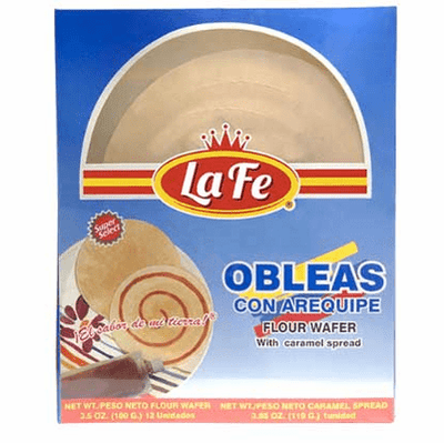 LA FE Obleas con Arequipe 3.85 oz.