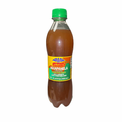 La Nuestra AguaPanela Lemon Flavored Carbonated Net Wt 400 ml
