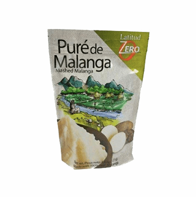 Latitud Zero Puré de Malanga (Yautia) Mashed Malanga Bag 4.4oz - Makes 4 Portions
