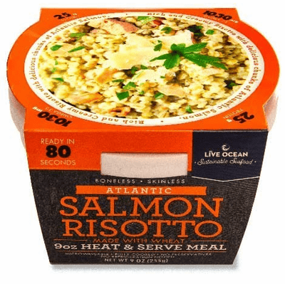 Live Ocean Atlantic Salmon Risotto Net.Wt 10oz