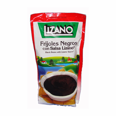 LIZANO Frijoles Negros Con Salsa Lizano 8 oz.
