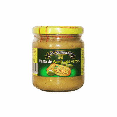 Los Aceituneros Pasta de Aceitunas Verdes 170 grs. Los Aceituneros