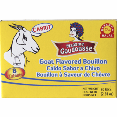 Madame Gougosse Caldo Sabor a Chivo (Goat Flavored Boullion) Box 8 Tablets Weighing 2.81 oz