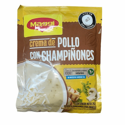 Maggi Crema Pollo con Champinones Net.Wt 72 G