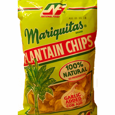 MARIQUITAS Plantain Chips Con Ajo 5 oz