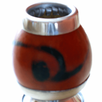 Mate Calabaza con Base, Virola y Pie