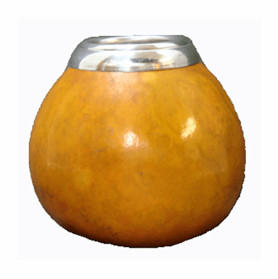 Mate Calabaza con Virola de Aluminio