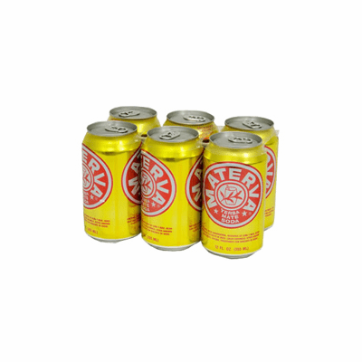MATERVA Yerba Mate Soda 6-Pack Cans 12 oz