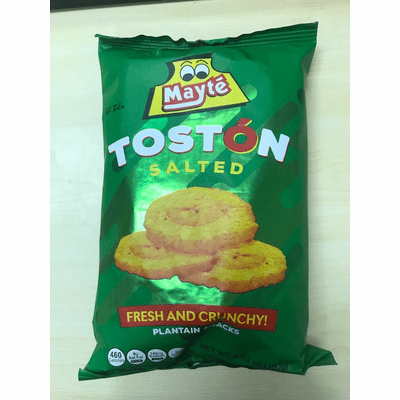 Mayte Toston Fresh and crunchy Plantain snack Net.Wt 100gr