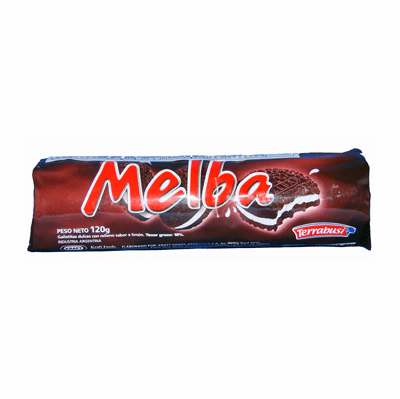 Melba Galletitas Dulces Con Relleno Sabor A Limon 120 grs.