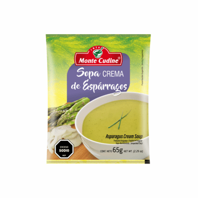 Monte Cudine Asparagus Cream Soup Net.Wt 65 Gr