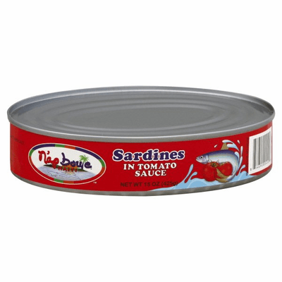 Nap Boule Sardines In Tomato Sauce Net. Wt 15oz