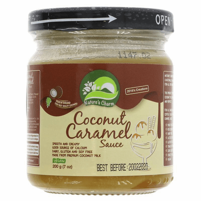 Nature Charm Coconut Caramel Sauce (Vegan) Net.Wt 7 oz