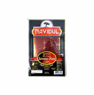 Navidul Dry Cured Serrano Ham Slices Vacuum Pack 7 oz.