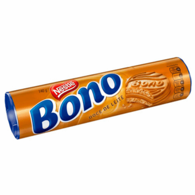 Nestle Bono Biscoito Recheado Sabor Doce de Leite 140 grs. Bono Doce de Leite