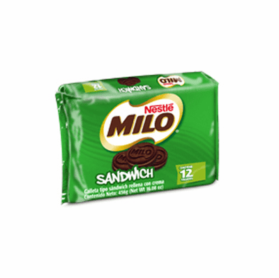 Nestle Milo Galletas Sandwich 437 grs.