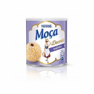 Nestle Moca Doceria Beijinho - Sobremesa Lactea com Coco -Leite Condensado com Coco Ralado 365 grs