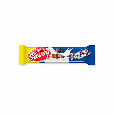 Nestle Savoy Chocolate con Leche (Milk Chocolate) NET WT 4.58oz (130g)