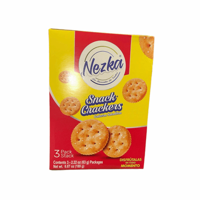 Nezka snack Crackers Galletas Saladitas Net Wt 6.67 oz