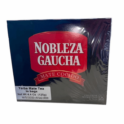 Nobleza Gaucha Mate Cocido 50 Saquitos Net Wt 4.4 oz