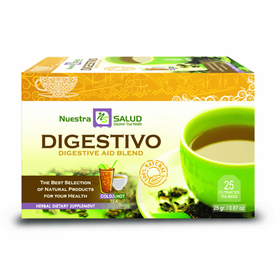 Nuestra Salud Digestivo (Digestive Aid Blend) Net.Wt 25 gr