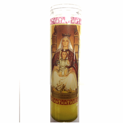 Nuestra Señora de Coromoto Vela de Oracion (Venezuelan Vative Candle)