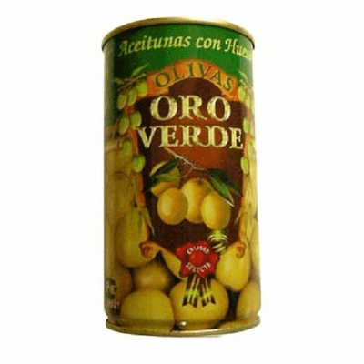 Oro Verde Aceitunas con Hueso (Green Whole Olives) 350g