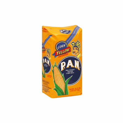 P.A.N. Harina de Maiz Amarilla Precocida Importdao 1 kg Harina Pan Amarilla